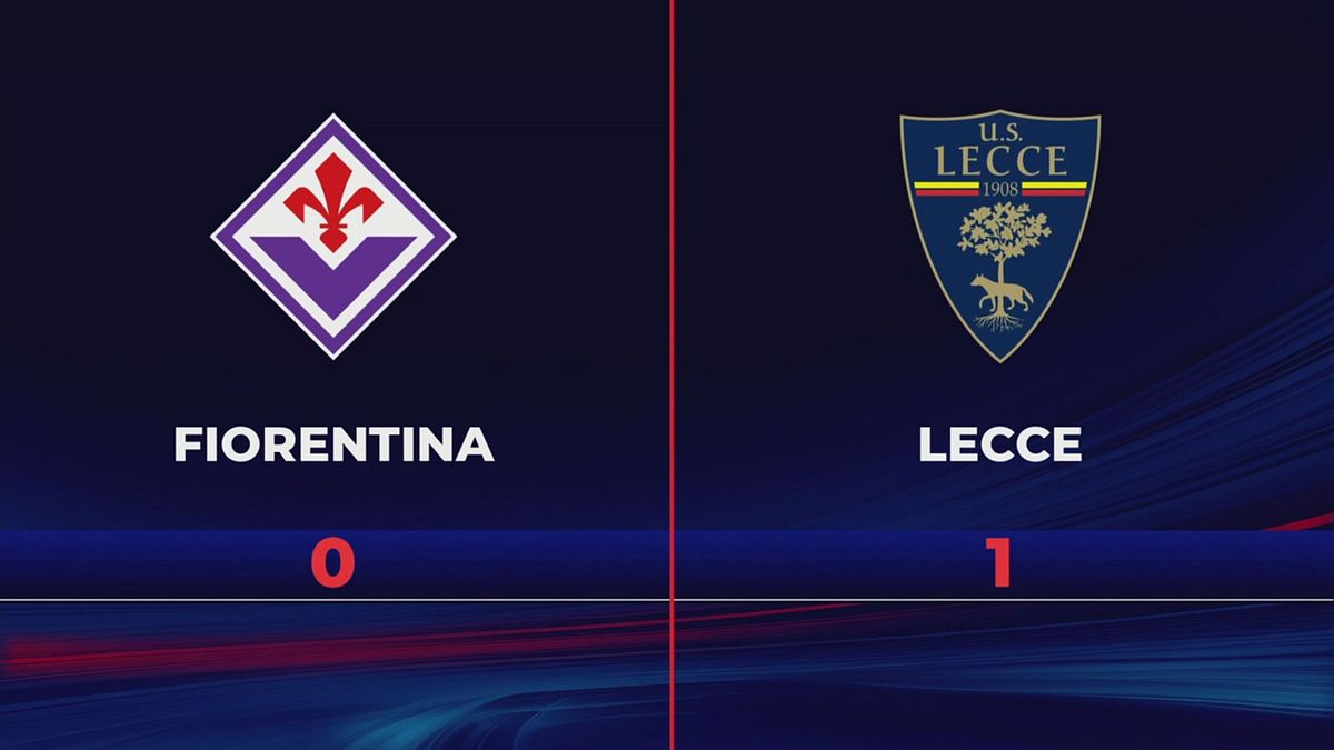 Fiorentina-Lecce 0-1: gli highlights