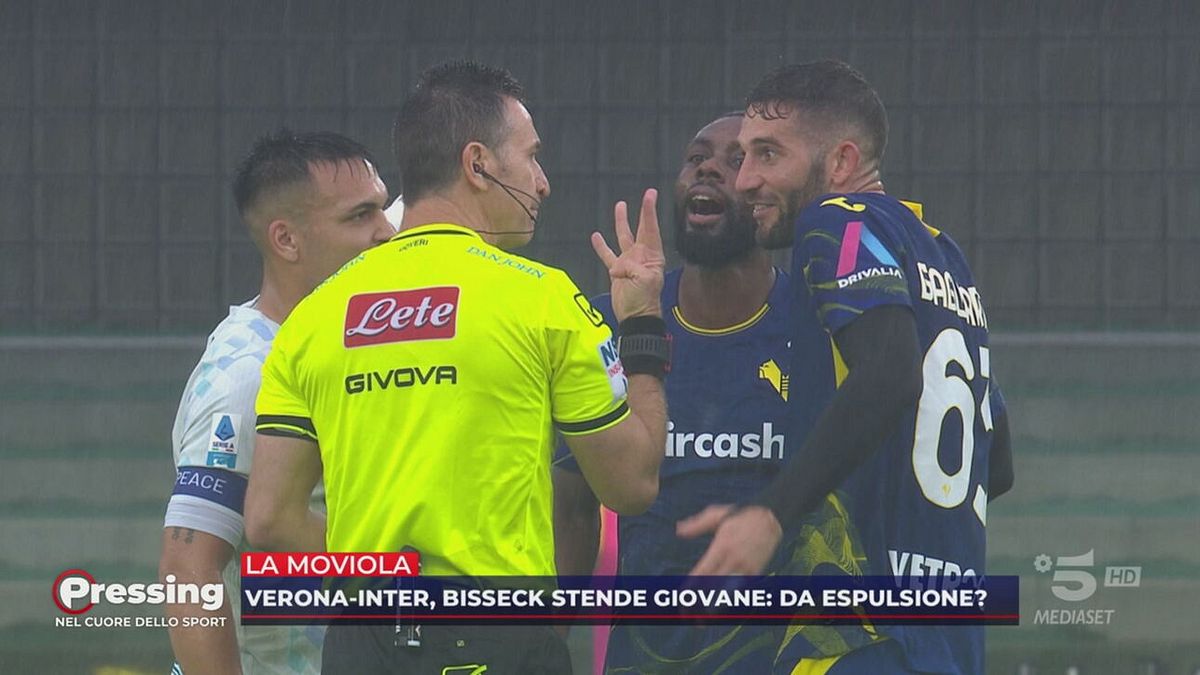 La moviola di Verona-Inter: Bisseck andava espulso?