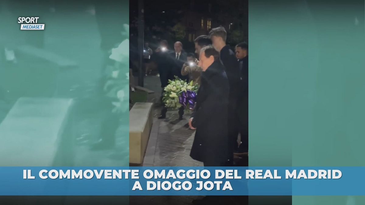 Il commovente omaggio del Real Madrid a Diogo Jota