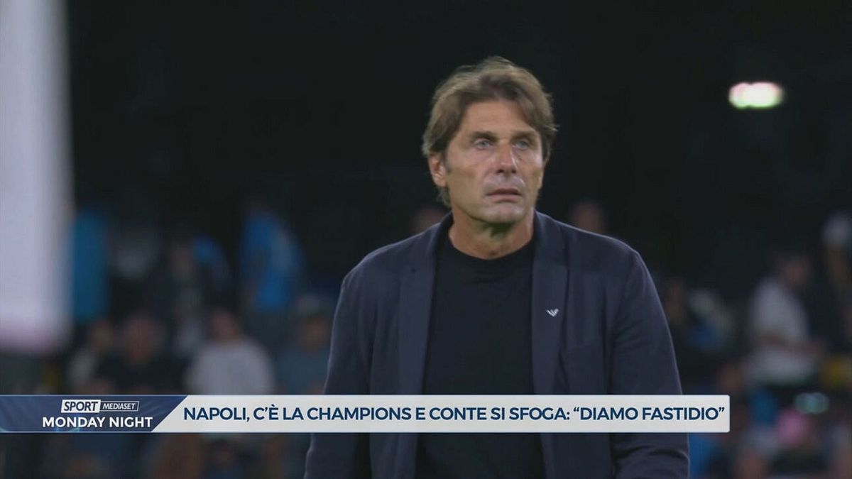 Lo sfogo di Conte: "Il Napoli in vetta dà fastidio"