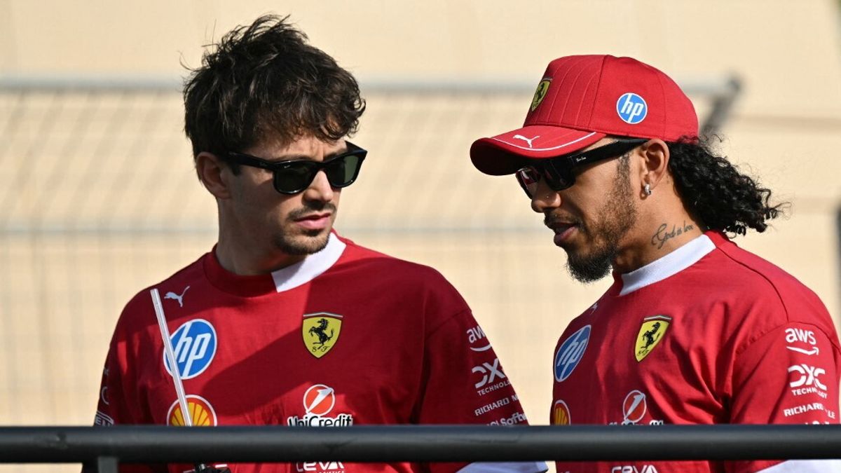  Charles Leclerc e Lewis Hamilton