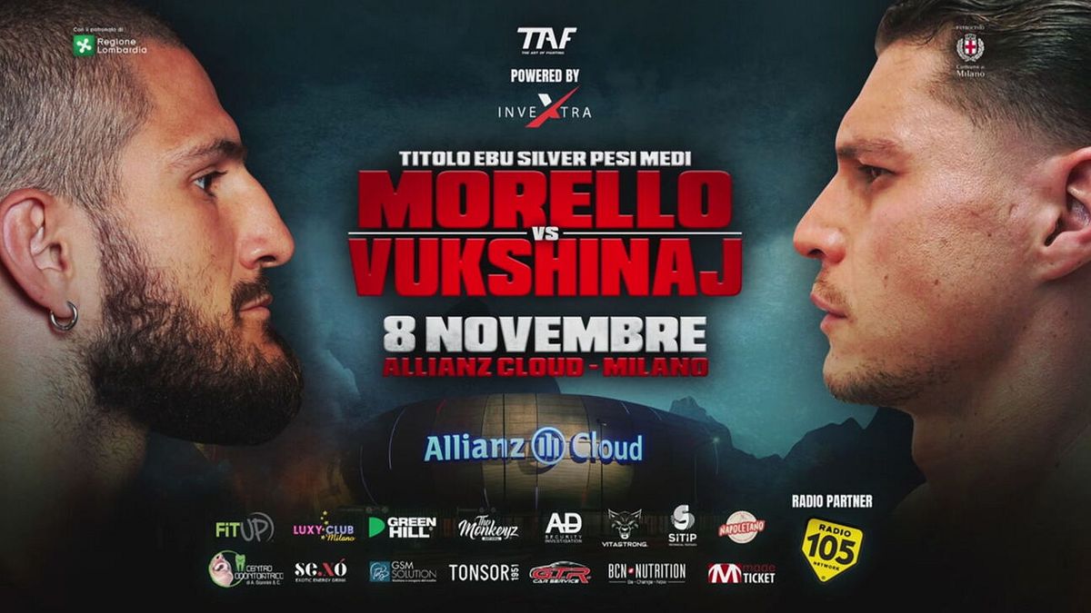 TAF 11 - La leggenda Morello cerca il titolo EBU Silver: "Sogno l'Europa"