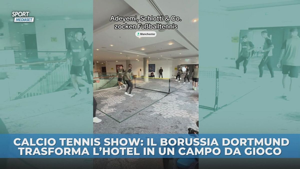 Quando il campo è occupato... allenamento in hotel!