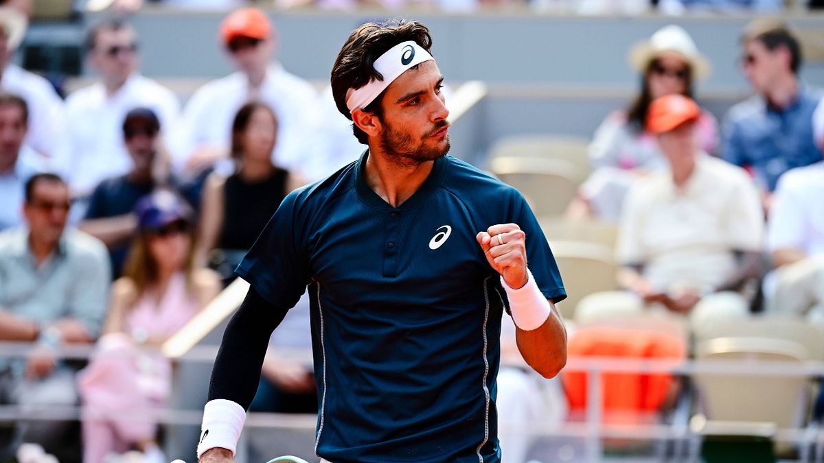 Lorenzo Musetti al Roland Garros