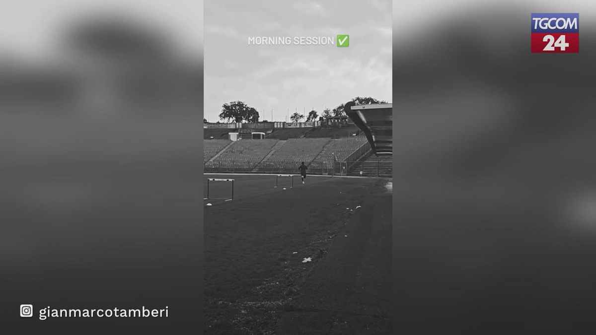 Gimbo Tamberi si allena senza tregua: potenza e concentrazione