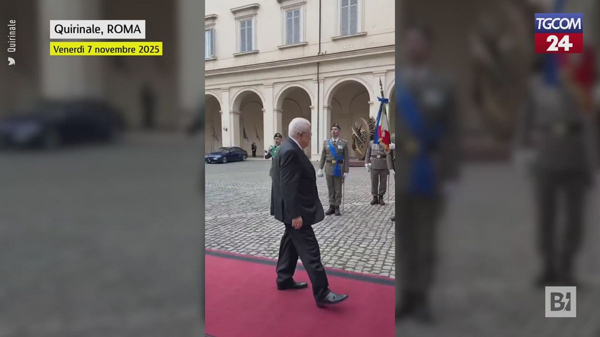 Mattarella riceve Abu Mazen al Quirinale: "Impegno per una Palestina democratica"