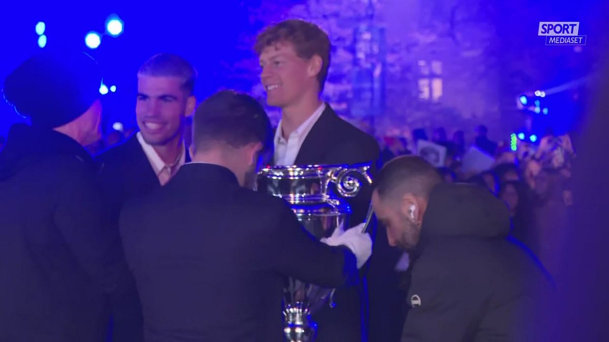 MCH BLUE CARPET TORINO ATP FINALS SINNER ALCARAZ MCH