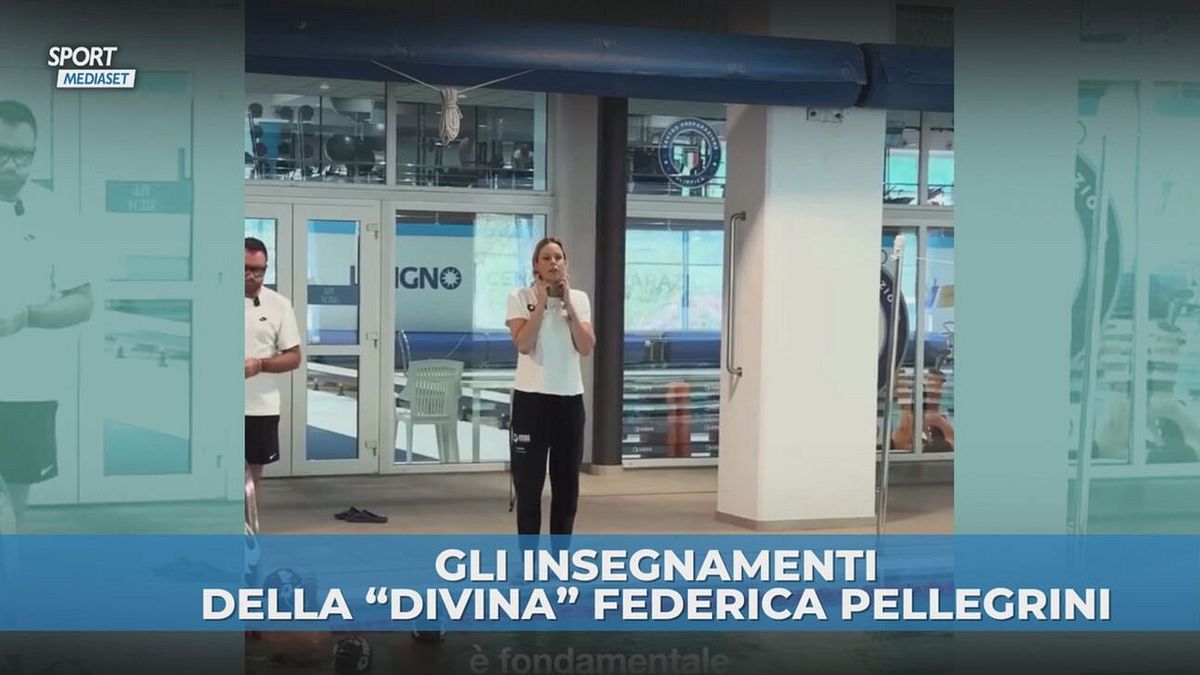 Da campionessa a maestra: la lezione della Pellegrini ai suoi allievi