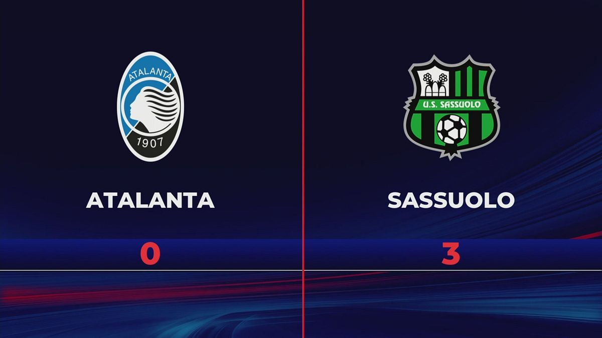 Atalanta-Sassuolo 0-3: gli highlights