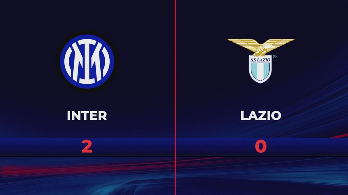 Inter-Lazio 2-0: gli highlights