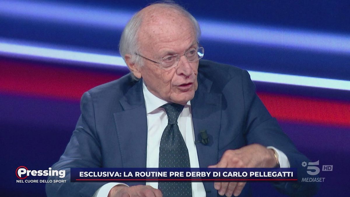 La routine pre derby di Carlo Pellegatti