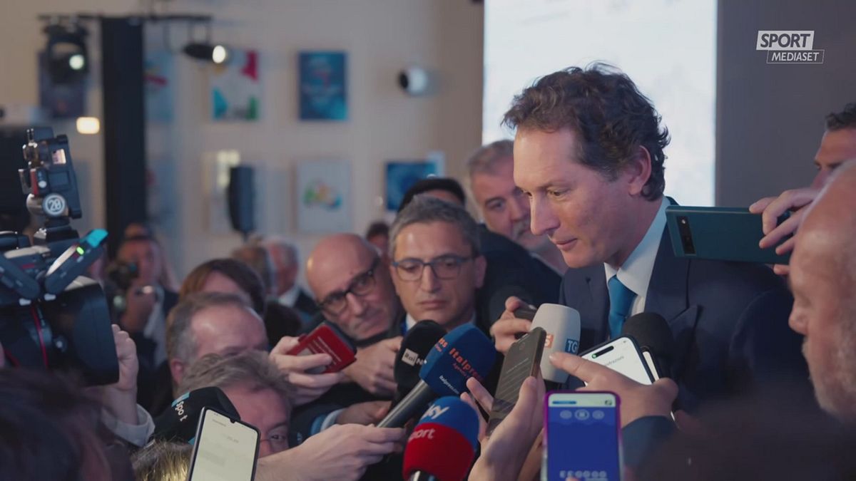 DICH INTEGRALE JOHN ELKANN 10/11 SU FERRARI E JUVENTUS DICH