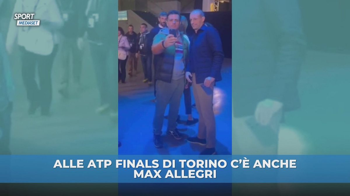 Anche Allegri a vedere Sinner