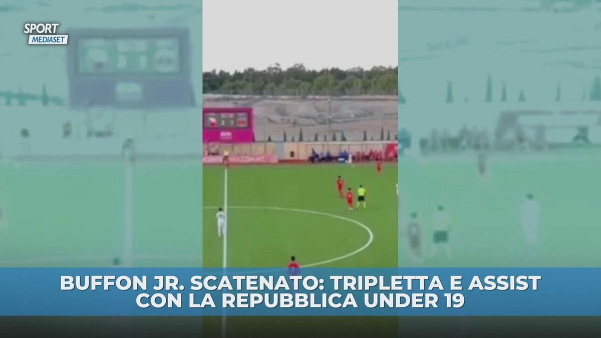 Bufon jr scatenato con la Repubblica Ceca