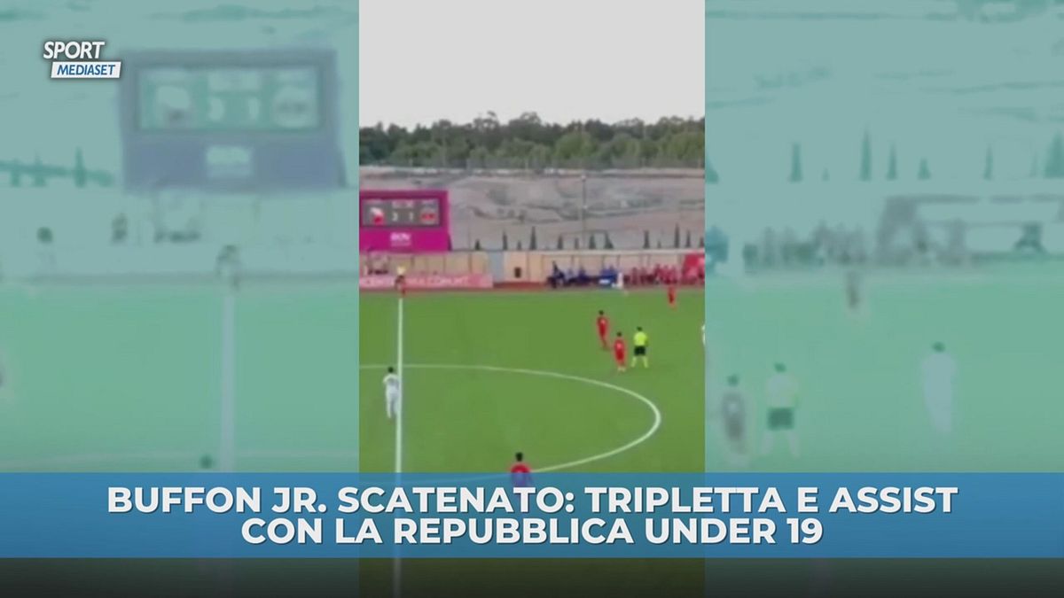 Bufon jr scatenato con la Repubblica Ceca