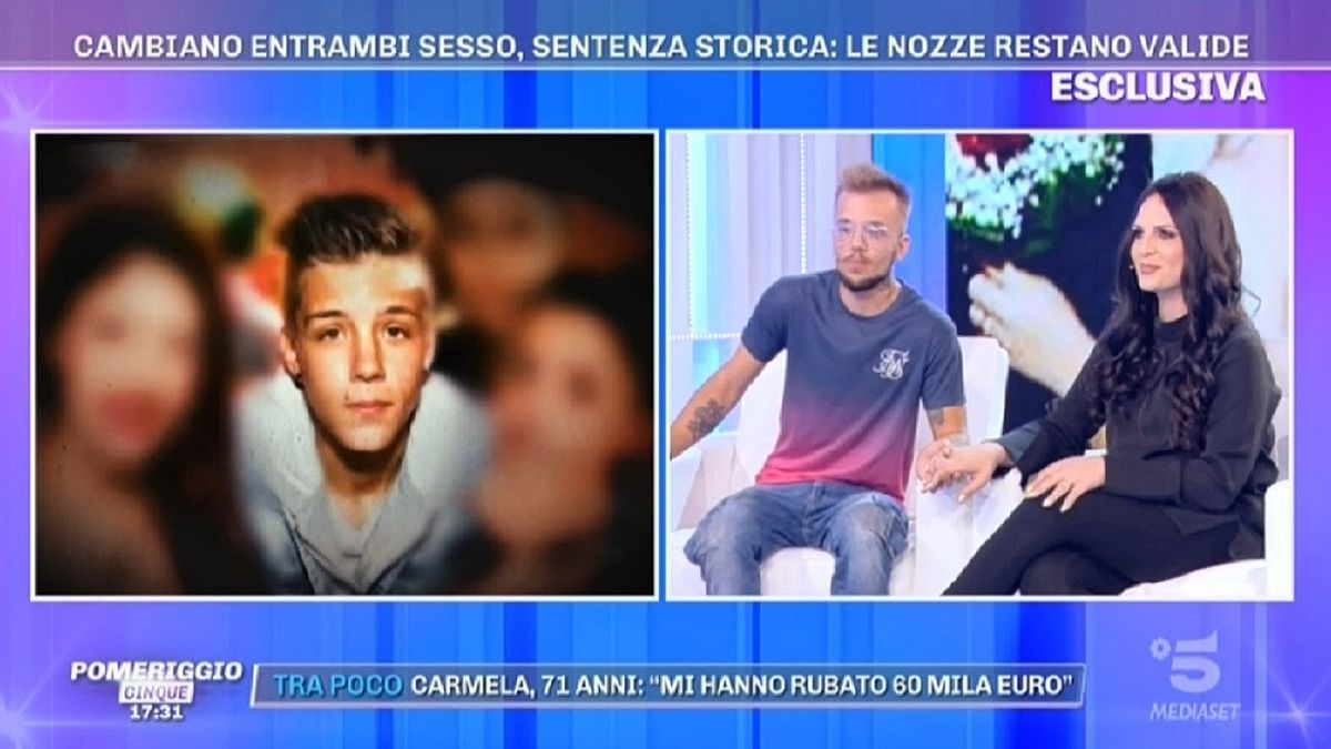 Lei era un lui e lui una lei, Alessia e Davide: “Il nostro matrimonio è valido anche dopo il cambio di sesso”