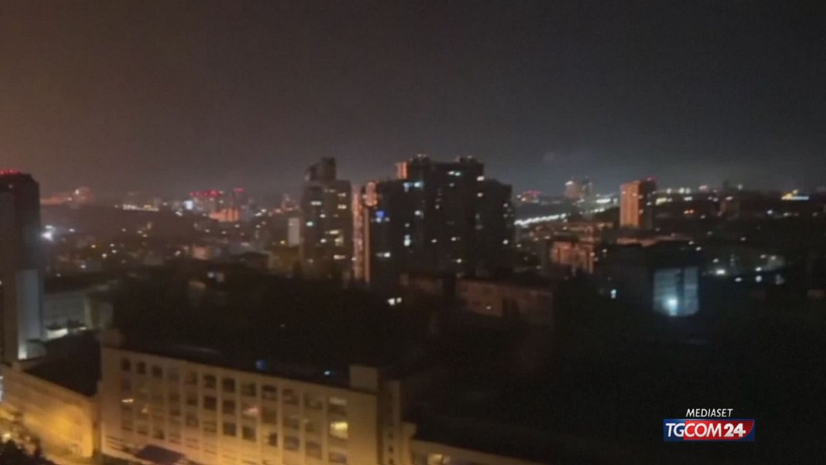 CLIP DRONI SU KIEV X SITO SRV