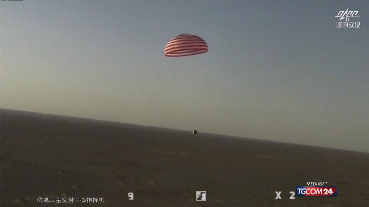 CLIP CHINA RIENTRO ASTRONAUTI X SITO SRV