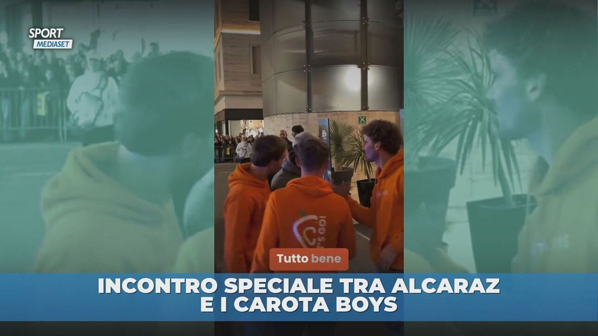 Alcaraz incontra i Carota Boys