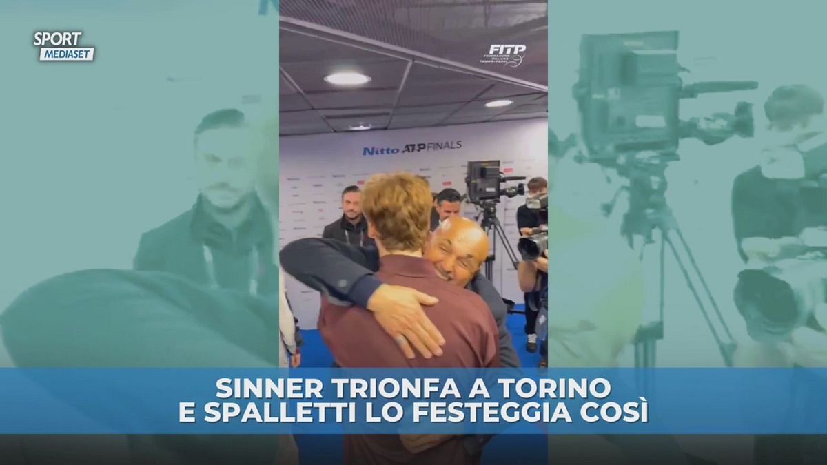 Spalletti festeggia Sinner
