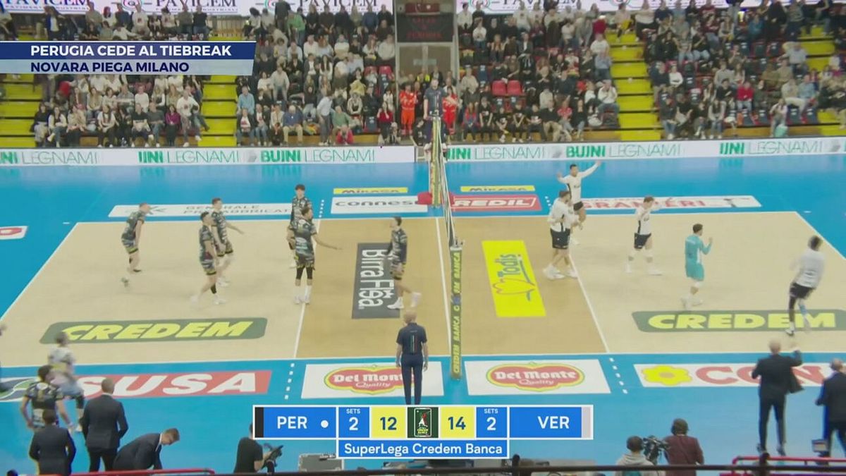 Perugia cede al tiebreak