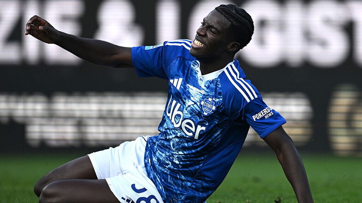 Assane Diao (Como-Senegal): problema muscolare al bicipite femorale sinistro