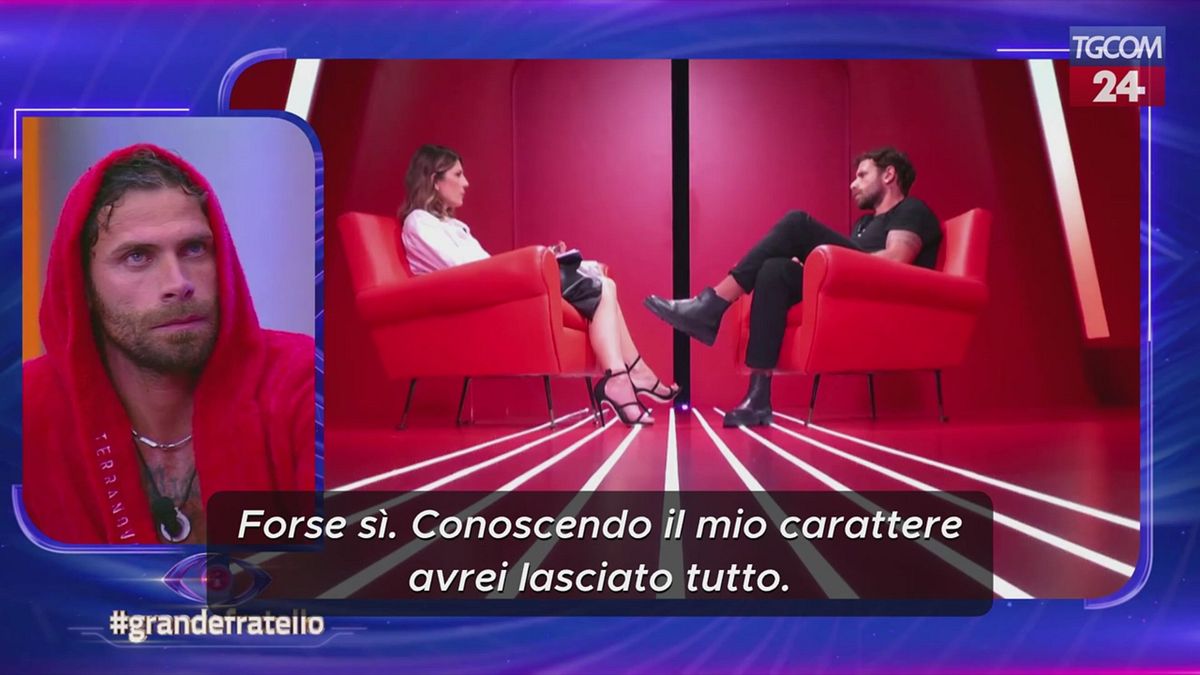 Marina La Rosa torna nella casa del "Grande Fratello" per incontrare Domenico