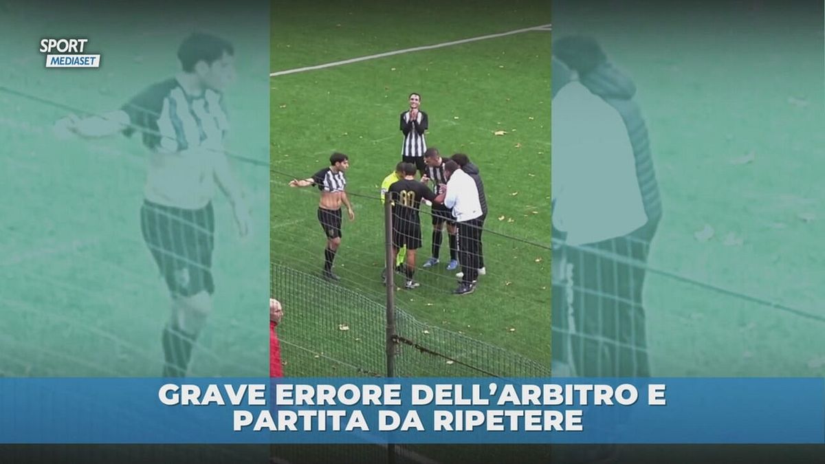 Arbitro creativo… partita da rigiocare