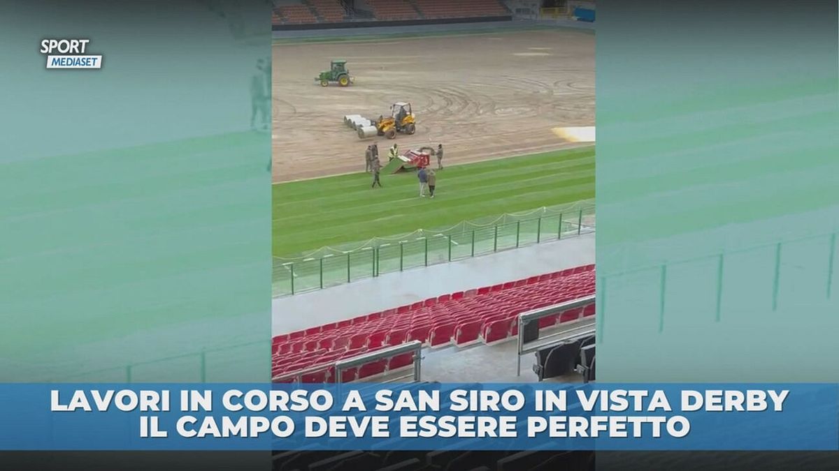 Lavori in corso a San Siro