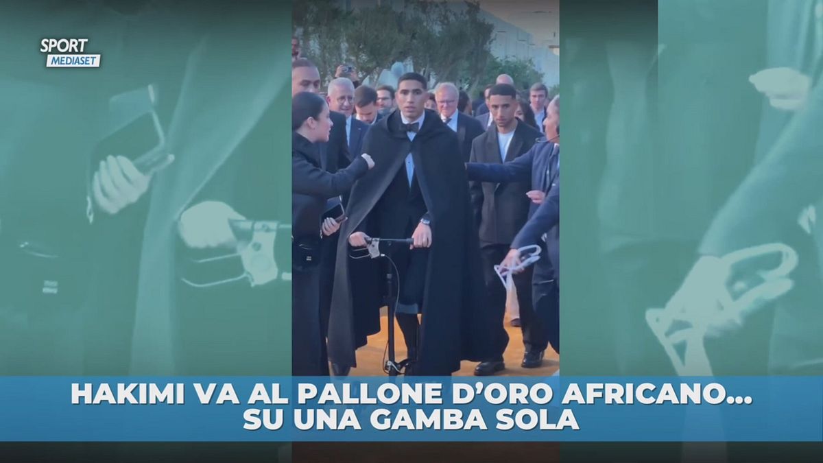 Hakimi su una gamba sola…