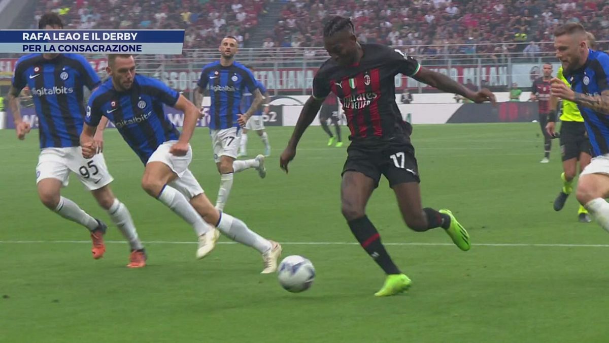 Rafa Leao e il derby