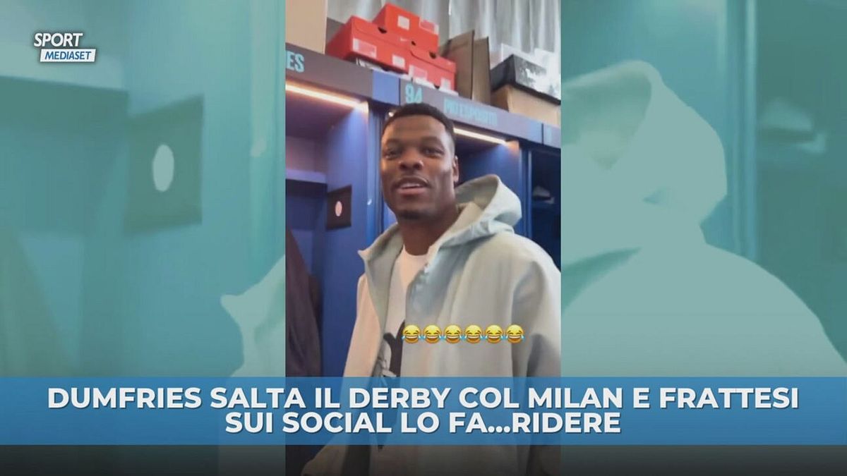 Dumfries non recupera ma sorride con Frattesi