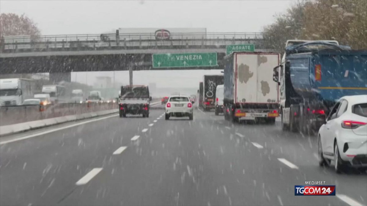 CLIP PRIMA NEVE NEL MILANESE SRV