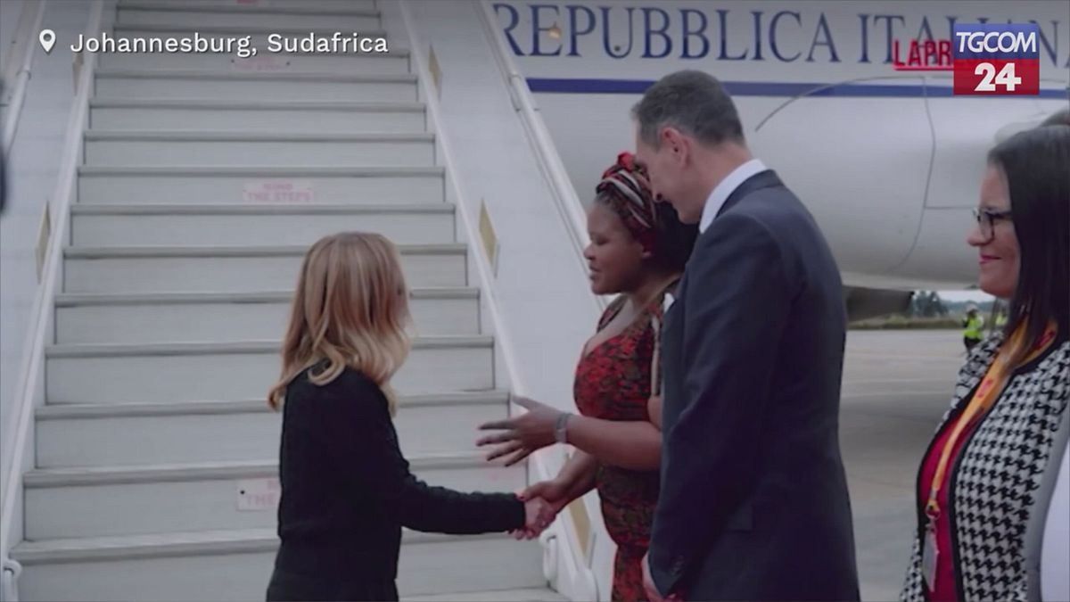 G20, Meloni atterra a Johannesburg per il vertice dei leader