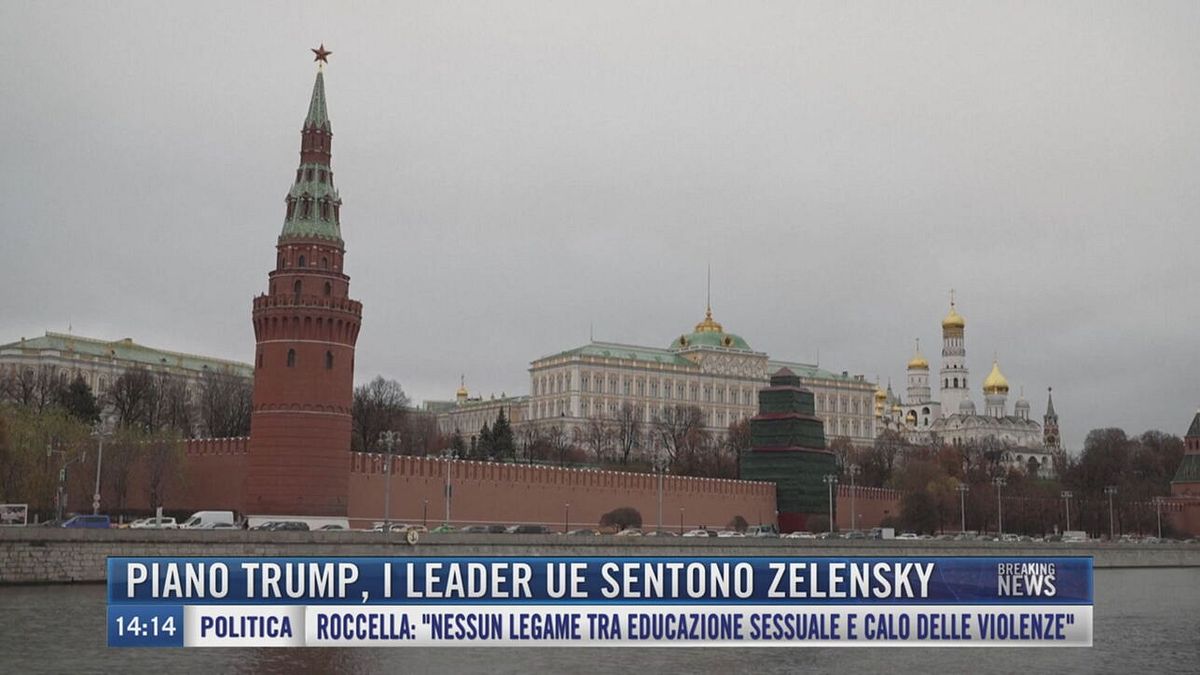 Breaking News delle 14.00 | Piano Trump, i leader Ue sentono Zelensky