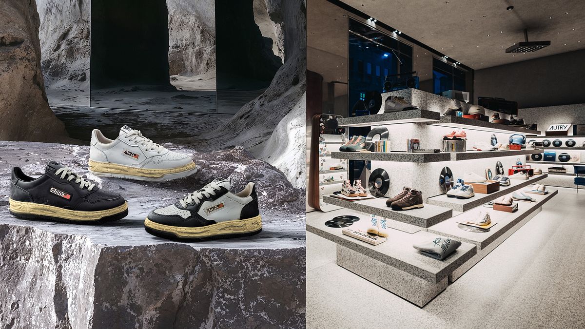 I modelli della capsule Autry x Maison Mihara Yasuhiro General Scale. e il nuovo flagship store di Milano di Autry