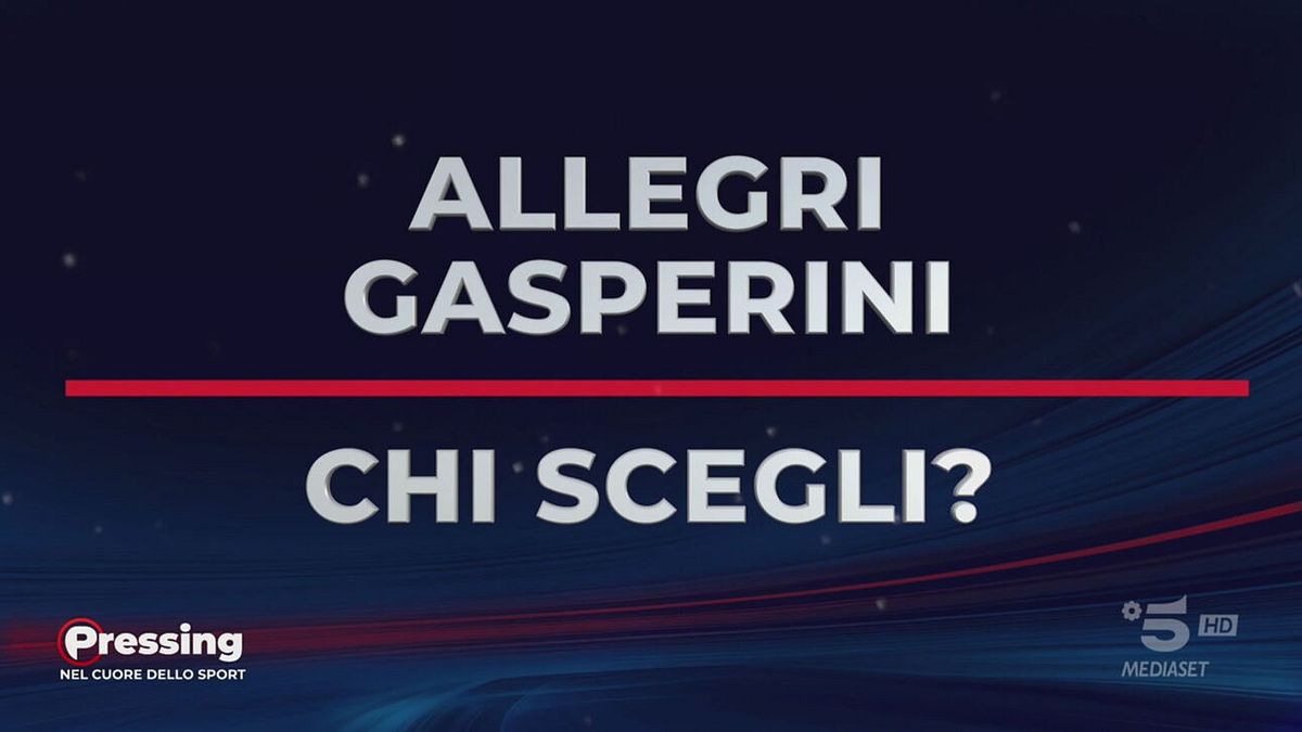 Domandone: "Chi prendete tra Gasperini e Allegri?"
