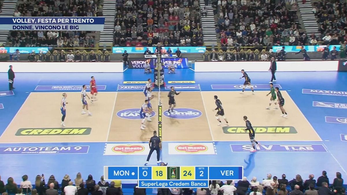 Volley, festa per Trento