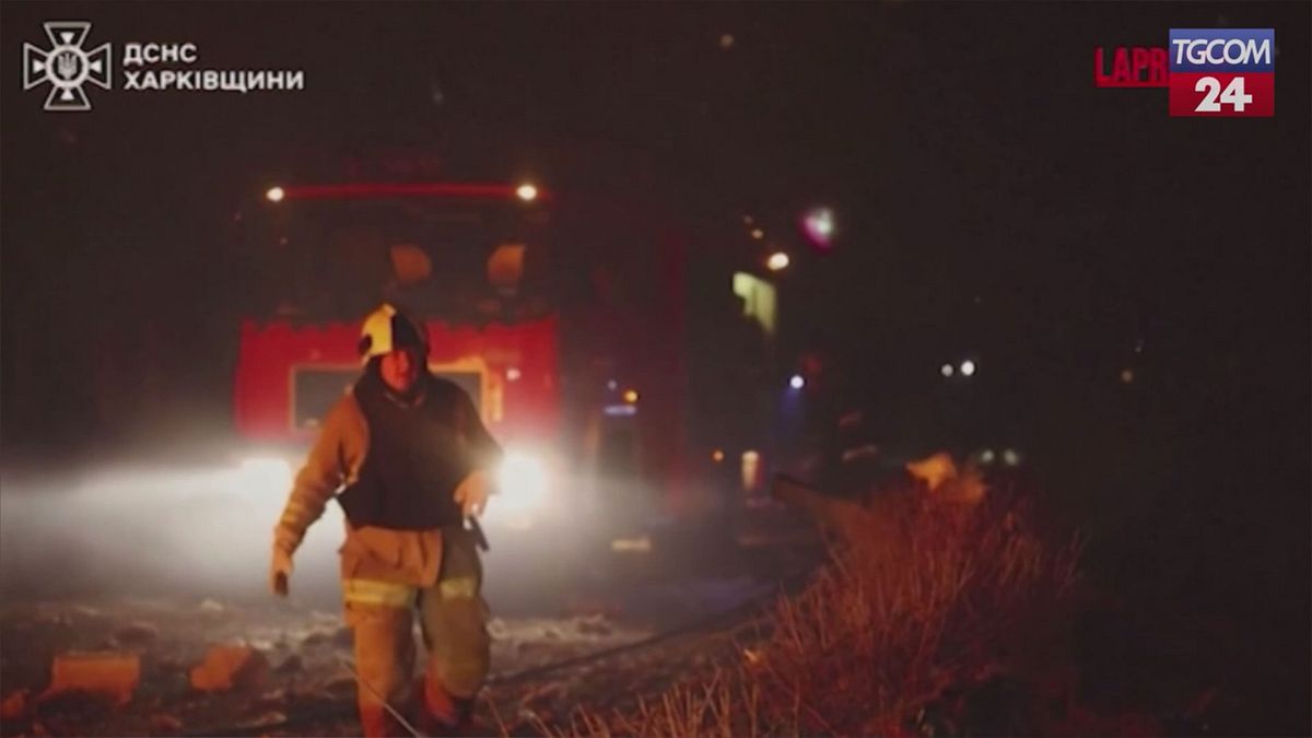 Ucraina, raid di droni russi su Kharkiv: quattro morti