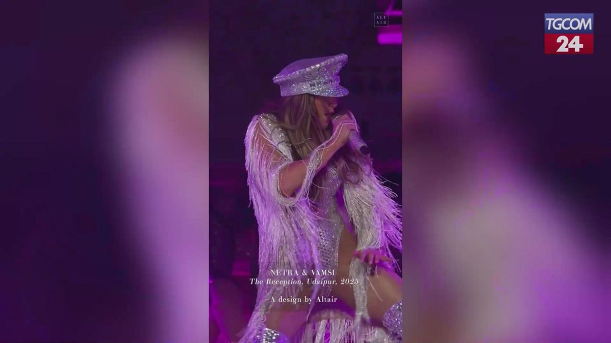 India, JLo infiamma le nozze da sei milioni di dollari dell'ereditaria e del magnate tech