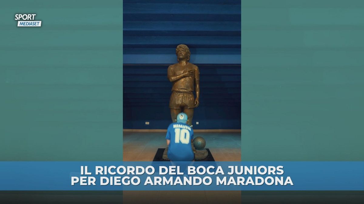 Il Boca Juniors ricorda Maradona