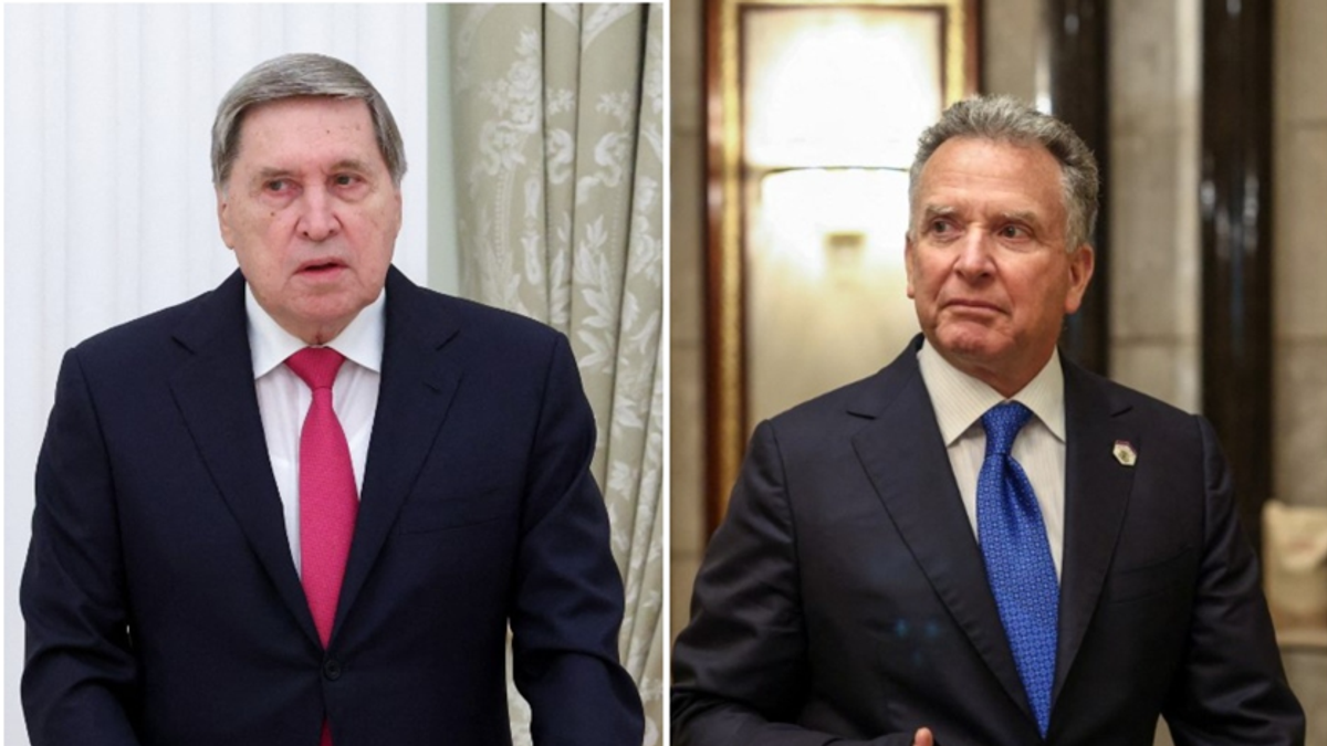  Yury Ushakov a sinistra, Steve Witkoff a destra