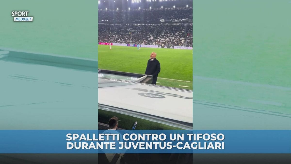 Spalletti contro un tifoso della Juve