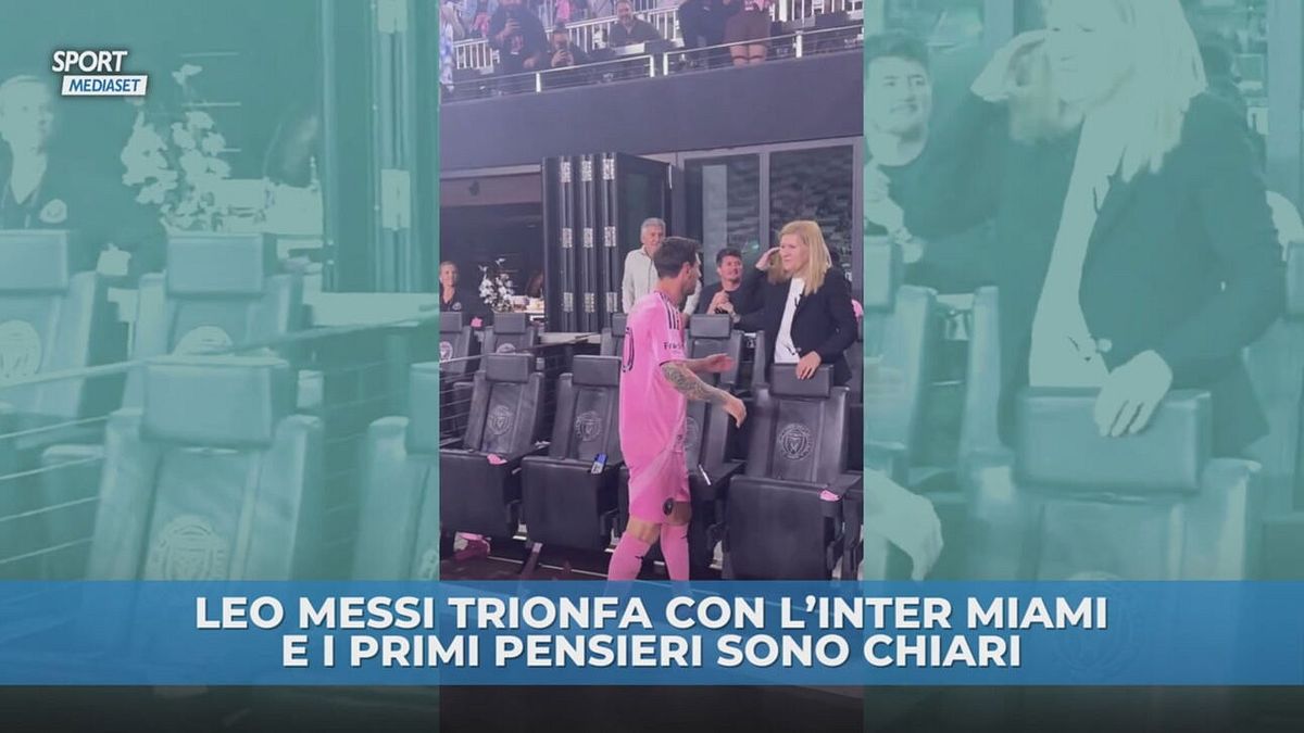 Messi e l'amore per la mamma
