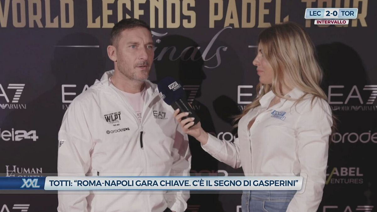 Totti: "Roma-Napoli gara chiave"