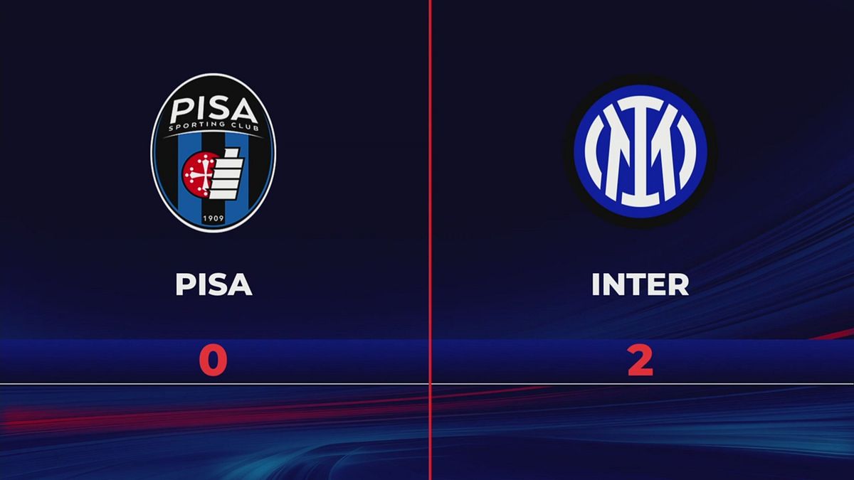 Pisa-Inter 0-2: gli highlights