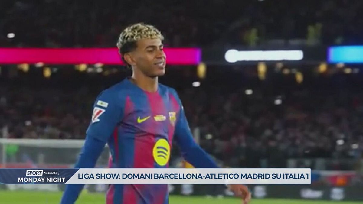 Liga, Barcellona-Atlético Madrid su Italia 1