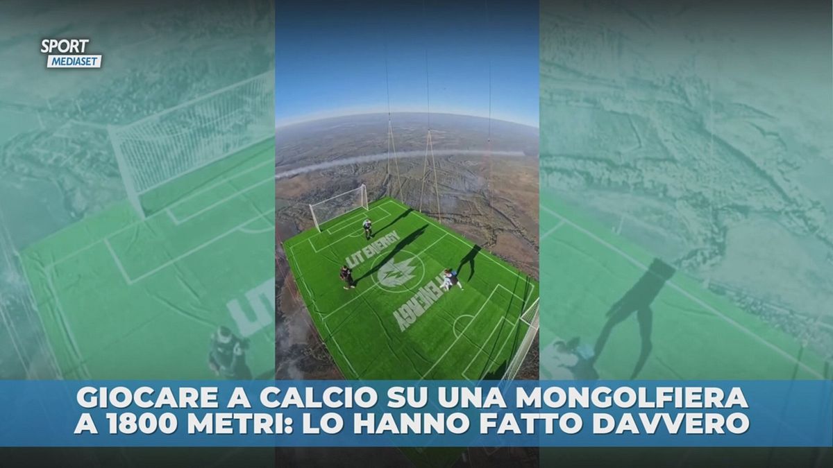 Calcio a 1800m di altezza