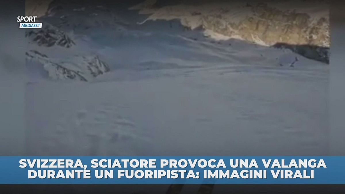 Svizzera, sciatore provoca valanga