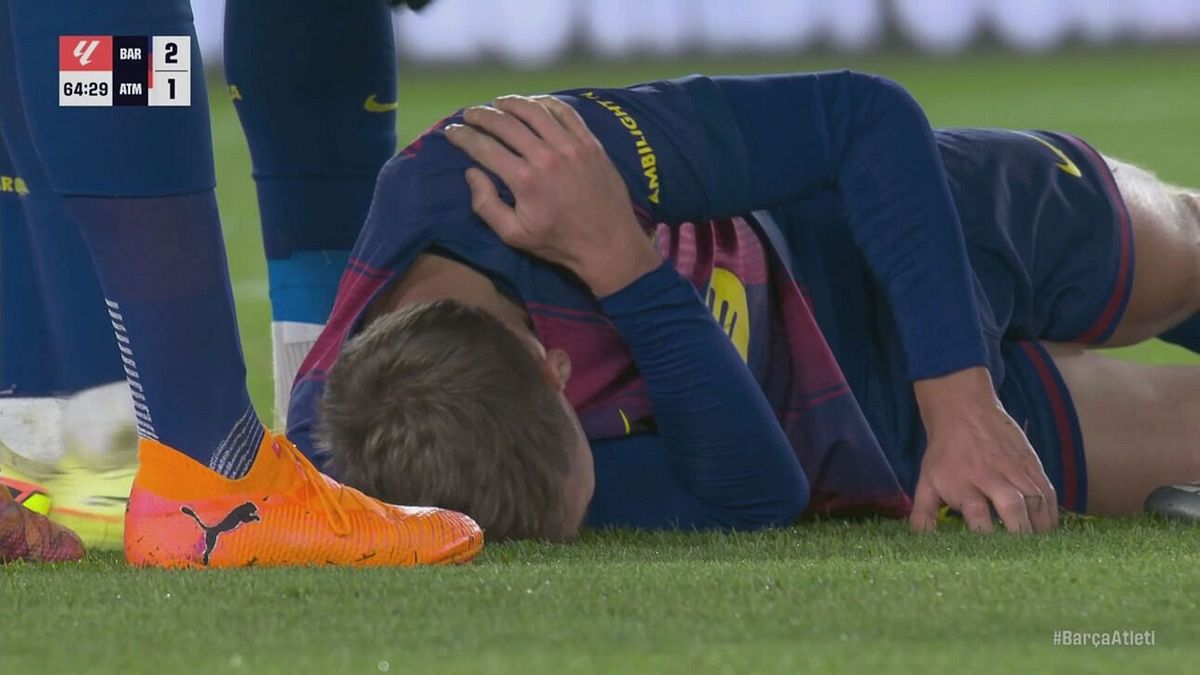 65' | Gol di Dani Olmo (Barcellona-Atletico Madrid 2-1)